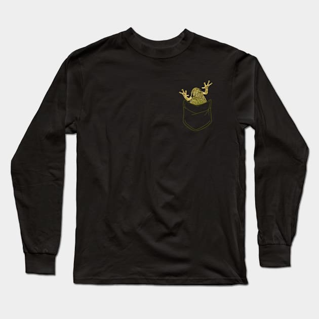 pocket frog Long Sleeve T-Shirt by FandomizedRose